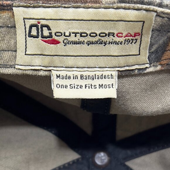 NWTF Strapback Cap Hat OC Outdoor Realtree Green Camouflage Turkey Hunting Mens - Picture 9 of 14